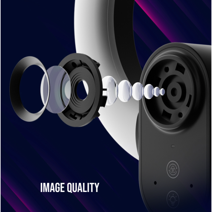 Lorgar Circulus Webcam 910 5MP 1944p Auto Focus Stereo Black (LRG-SC910)