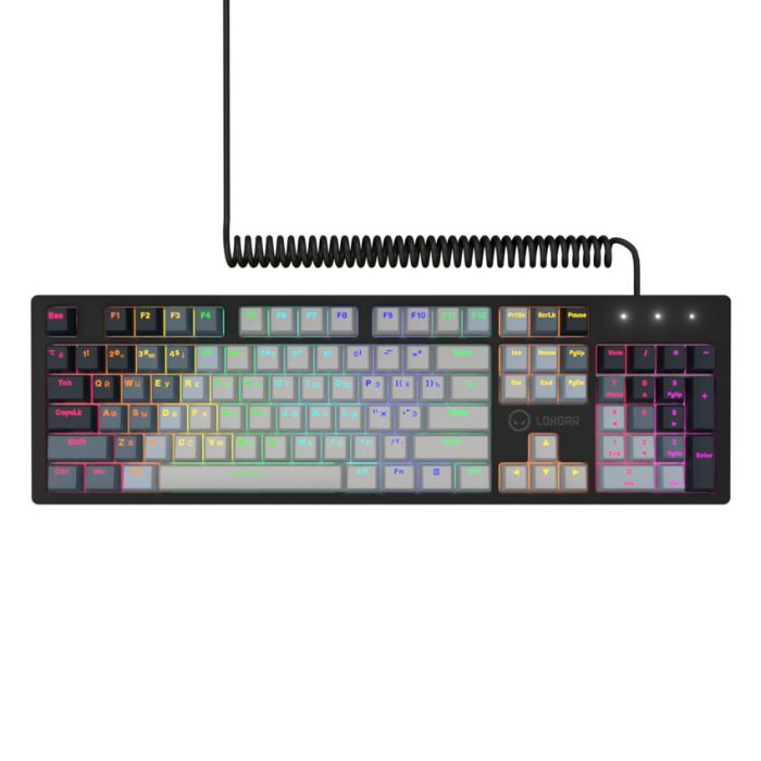 Lorgar Azar 514 Wired mech Gaming keyboard RGB White (LRG-GK514W)