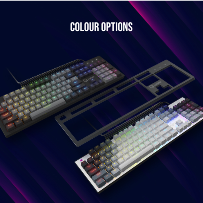 Lorgar Azar 514 Wired mech Gaming keyboard RGB White (LRG-GK514W)