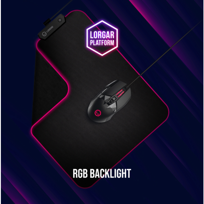 Lorgar Stricter 579 RGB 9 buttons Wired Mouse Black (LRG-GMS579)