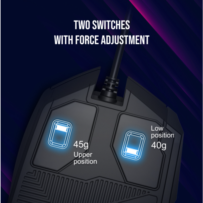Lorgar Stricter 579 RGB 9 buttons Wired Mouse Black (LRG-GMS579)