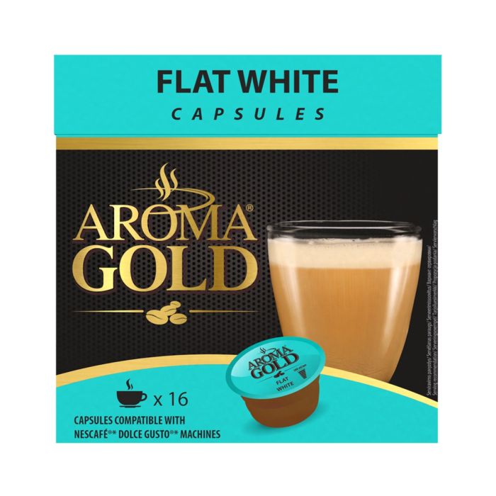 Aroma Gold Flat White 16 Capsules 187,2gr.