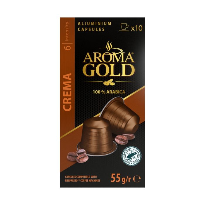 Aroma Gold Crema 10 Capsules 55gr.