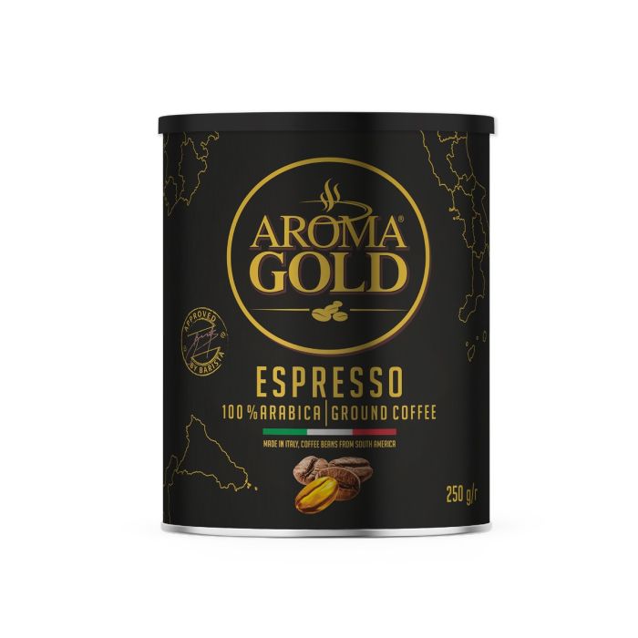 Aroma Gold Ground Coffee Espresso 100% 250gr.