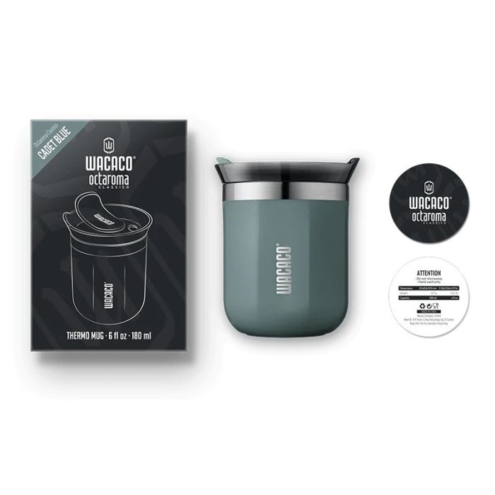 Wacaco Octaroma Classico Cadet Blue mug 180ml