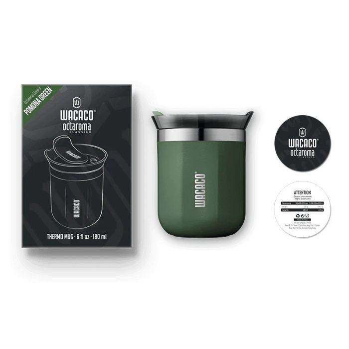 Wacaco Octaroma Classico Pomona Green mug 180ml