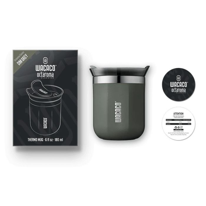 Wacaco Octaroma Classico Dim Grey mug 180ml