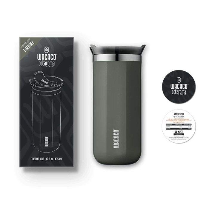 Wacaco Octaroma Grande Dim Grey mug 435ml