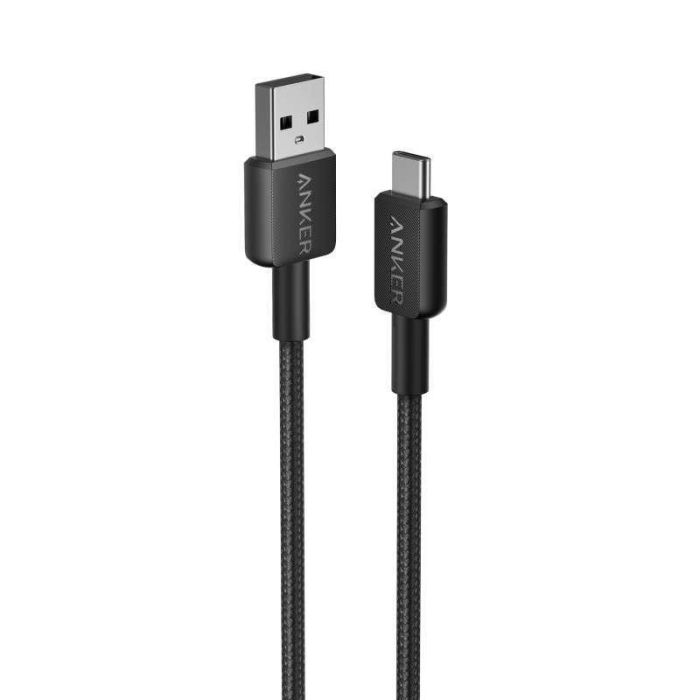 Anker USB-A to USB-C, 6ft (1.8M), Black /A81H6H11