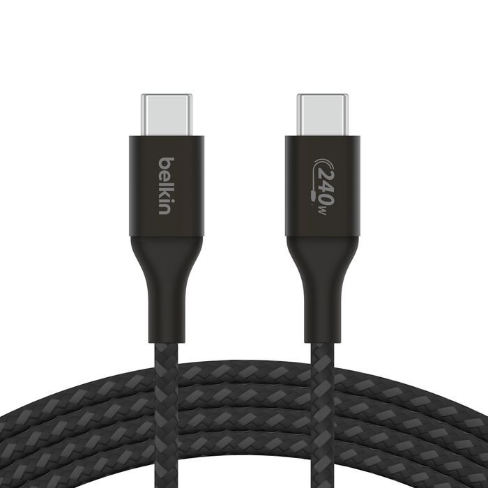 Belkin 240W Usb-C To Usb-C Cable, 1M, Black /CAB015BT1MBK