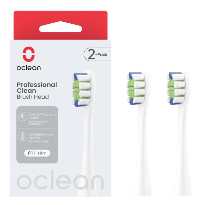 Oclean Plague C ontrol P1C1 P1C1W02WH replacement x2 (white)