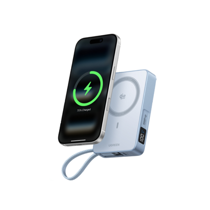 UGREEN 10000mAh Magnetic Power Bank, Qi2.2 25W /65958B