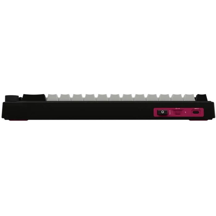 Lorgar Wireless Mechanical Gaming Keyboard Pro, Black/White/Pink, EN layout /LRG-KBP7075W-BK-US