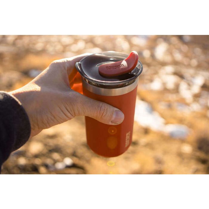 Wacaco Octaroma Lungo Carmine Red mug 300ml