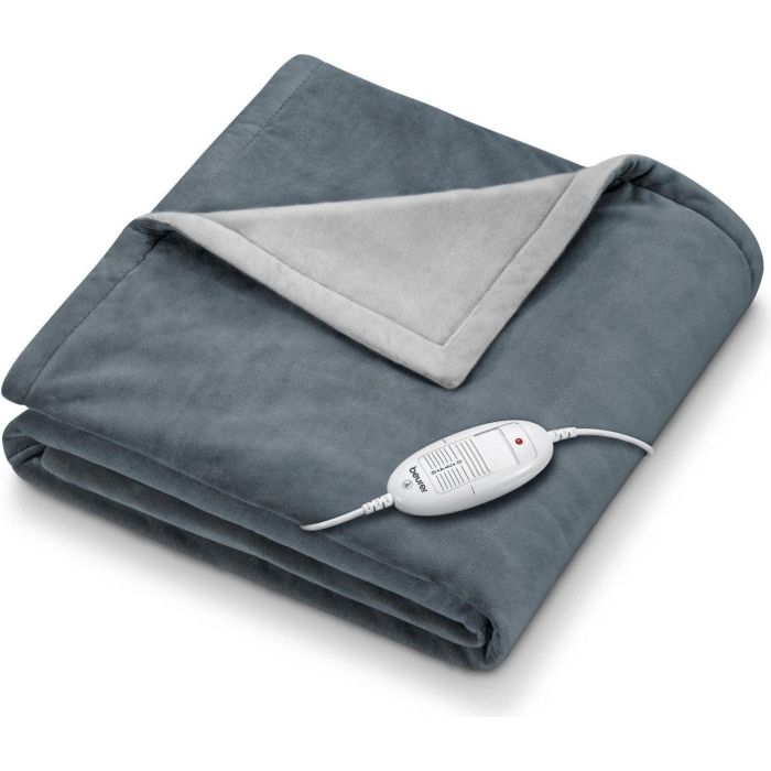 Beurer HD75 heated blanket cosy dark grey