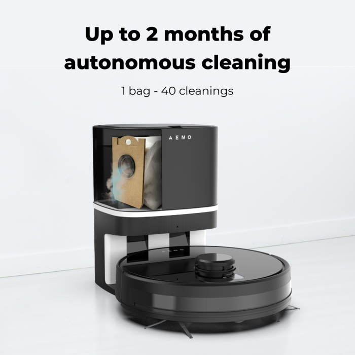 AENO ARC0001S Robot Vacuum Cleaner RC1S Black