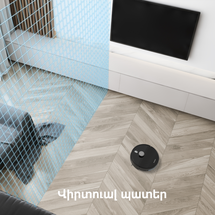 AENO ARC0001S Robot Vacuum Cleaner RC1S Black