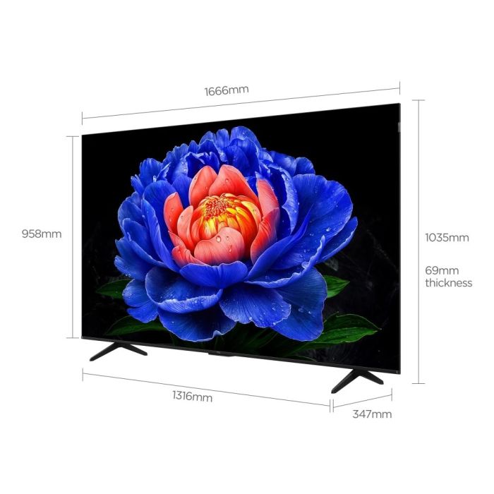 TCL 75T6D QLED@