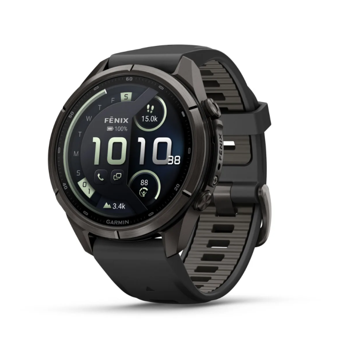 Garmin Fenix 9 Pro 47mm, AMOLED, Carbon Gray DLC Titanium