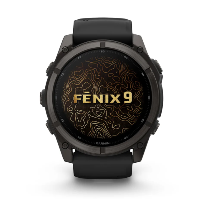 Garmin Fenix 9, 51mm, Carbon DLC, Black Band