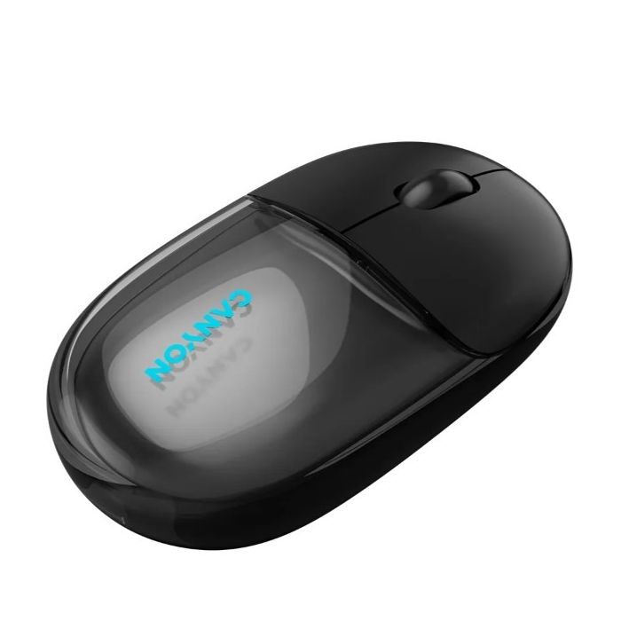 Canyon CNS-CMSW24B/Wireless Mouse, Transparent Black