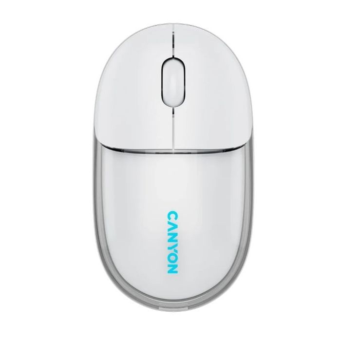 Canyon CNS-CMSW24W/Wireless Mouse, Transparent White