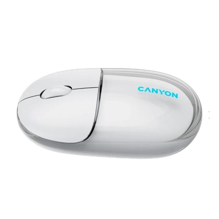Canyon CNS-CMSW24W/Wireless Mouse, Transparent White