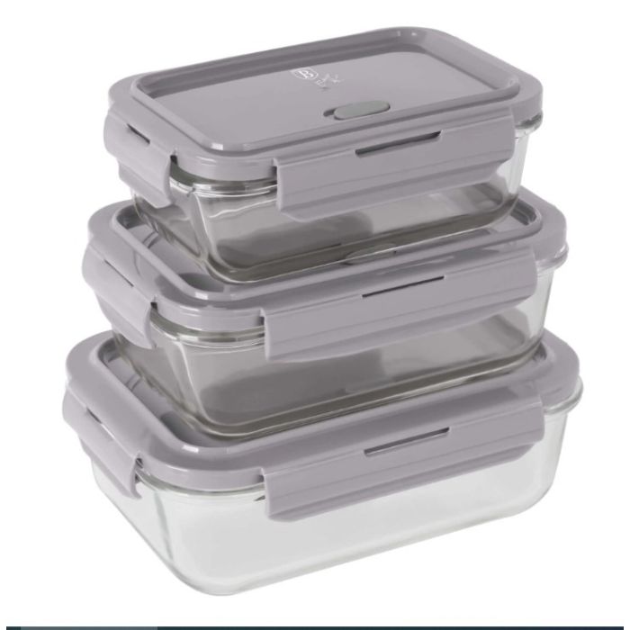 Berlinger Haus BH8792 Taupe food container 3pcs