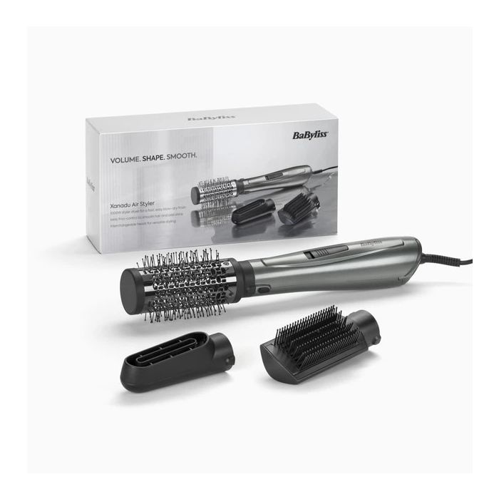 Babyliss AS261E 1000W hot hair brush green