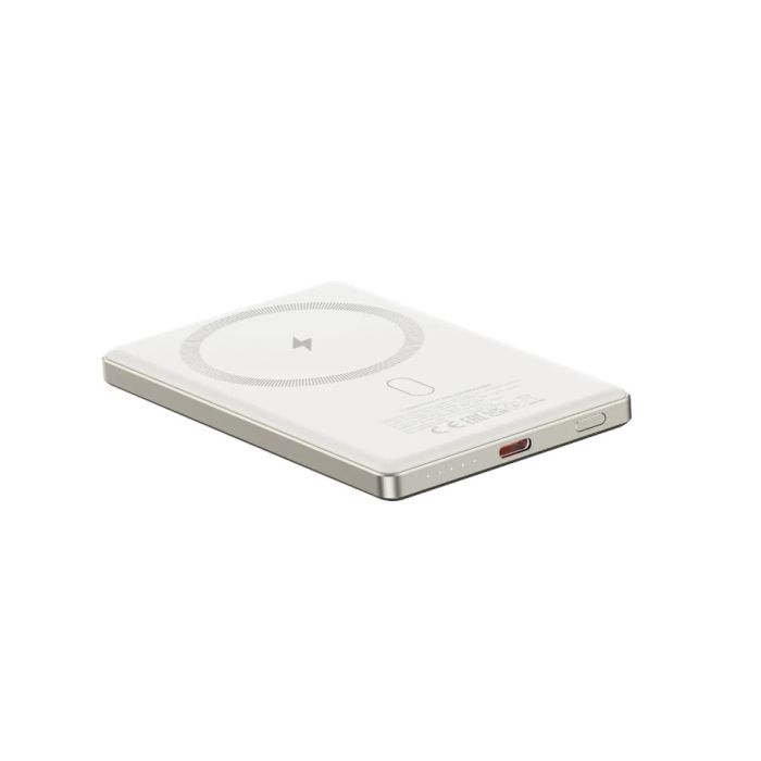 Canyon CNS-CPB505BE/Magnetic Slim Power Bank, 5000mAh, Beige
