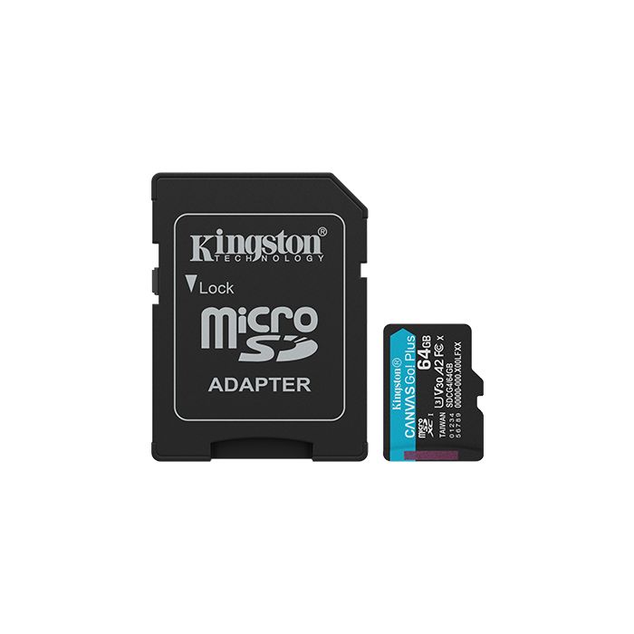 Kingston 64GB Canvas Go Plus microSDXC (SDCG4/64GB)
