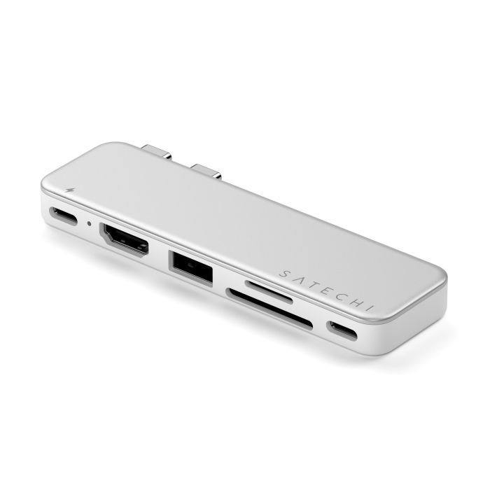 Satechi USB-C Snap Hub, Silver /ST-HUSNS