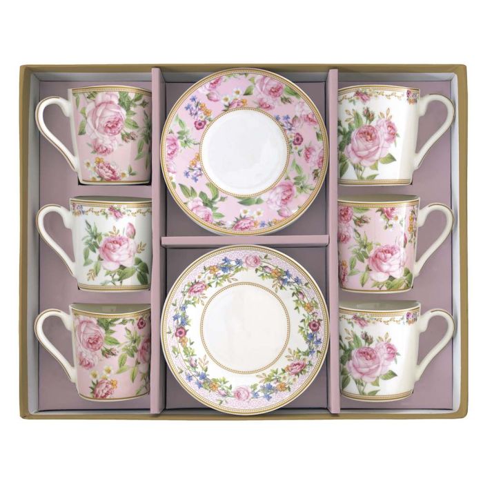 Easy Life 0126/CHRO coffee cup & saucer 6x100ml