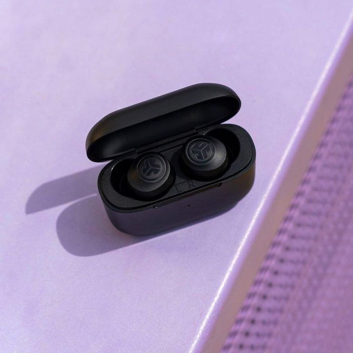 JLab Go Pop+ True Wireless Earbuds, Black (IEUEBGAIRPOPRBLK124)
