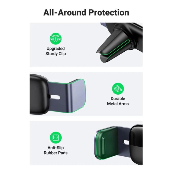 UGREEN Air Vent Aluminum Phone Holder (PC+Aluminum alloy)/10422