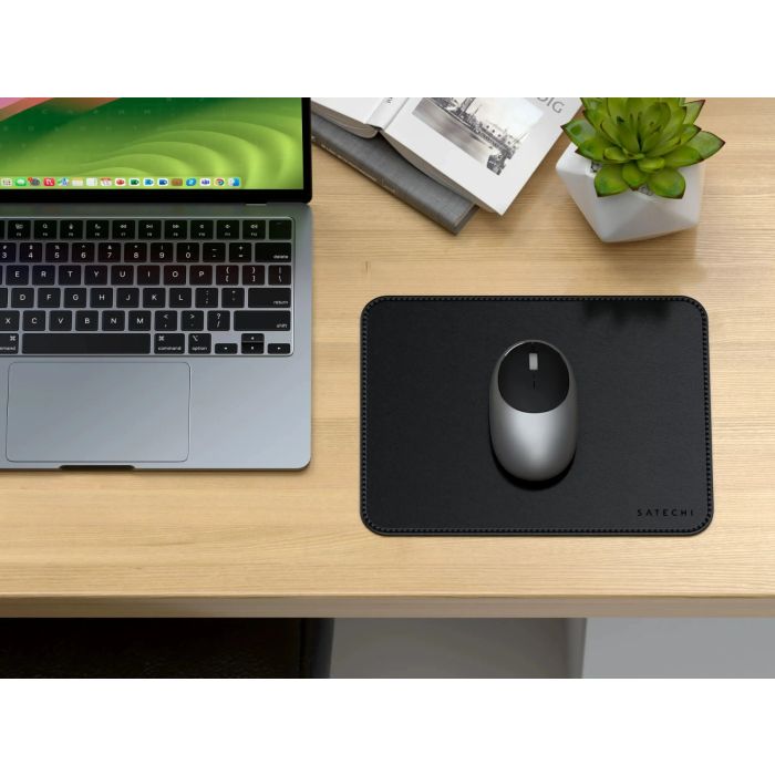 Satechi Vegan-Leather Premium Mouse Pad (Black) /ST-LMPK