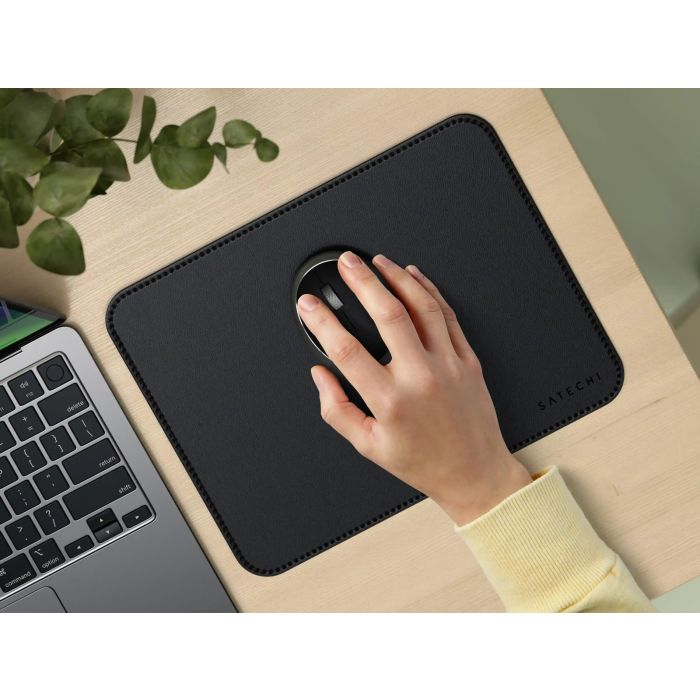 Satechi Vegan-Leather Premium Mouse Pad (Black) /ST-LMPK
