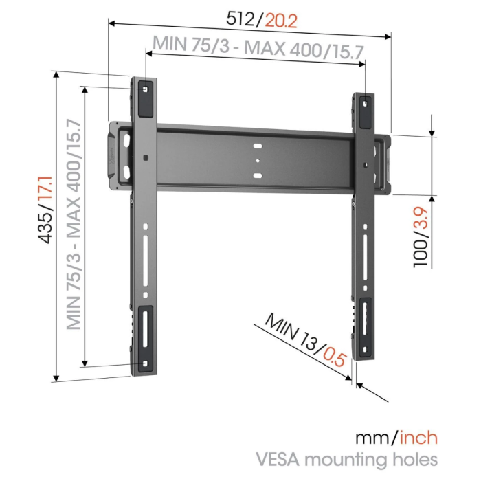 Vogel's TVM 5505 FIXED MOUNT MEDIUM