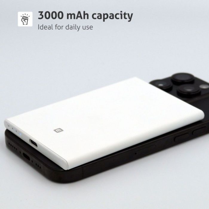 Evelatus Super Slim Wireless Power Bank 3000mAh White /EVEP03PBSSW