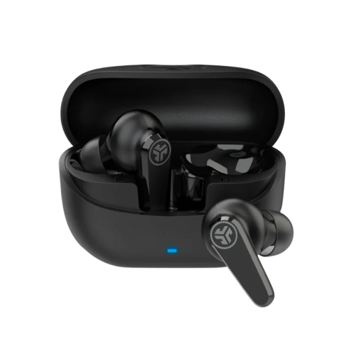 JLab Go Pods ANC True Wireless Earbuds, Black (IEUEBGOPODSRBLK124)