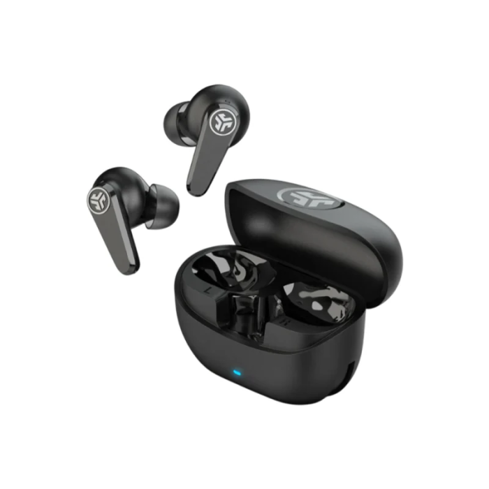 JLab Go Pods ANC True Wireless Earbuds, Black (IEUEBGOPODSRBLK124)