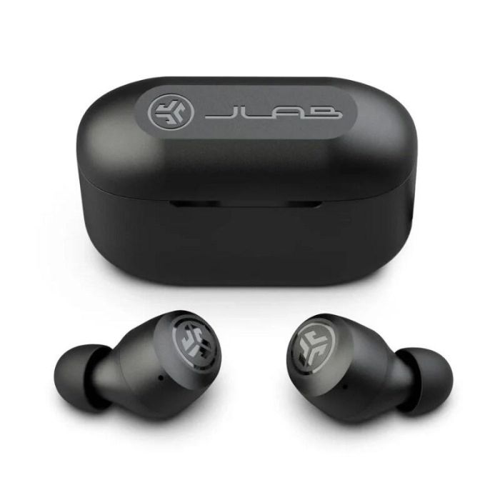 JLab Go Pop+ True Wireless Earbuds, Black (IEUEBGAIRPOPRBLK124)