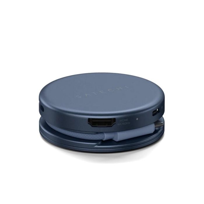 Satechi OnTheGo 5 in 1 Multiport Adapter, Indigo /ST-POTG5B
