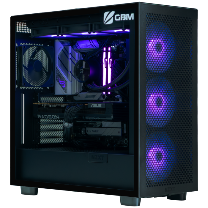 GBM PC Z XT R7-9700X 64/1 AMD RX-9070XT ROG B650 Black