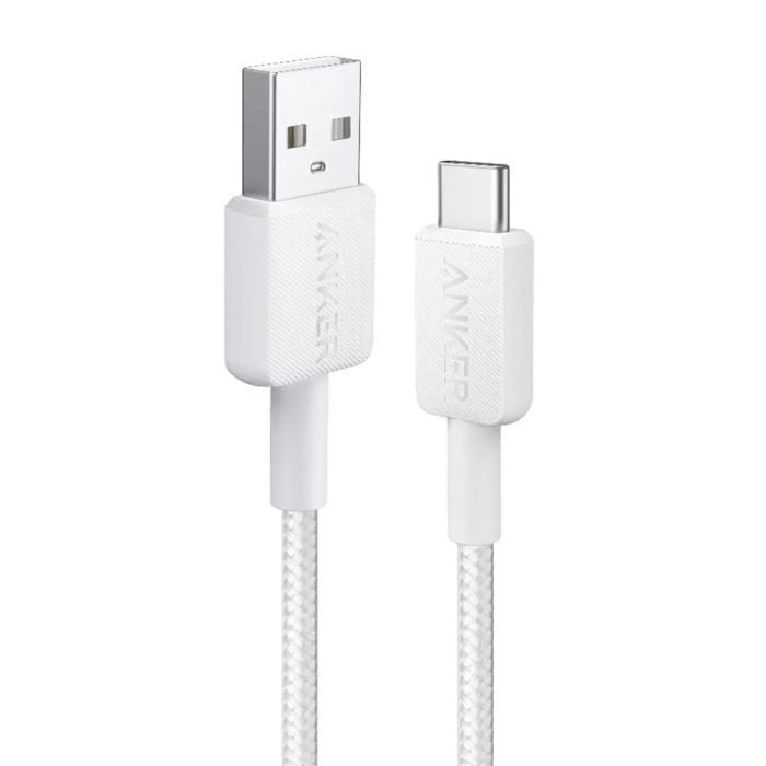 Anker USB-A to USB-C, 3ft (0.9M), White /A81H5H21