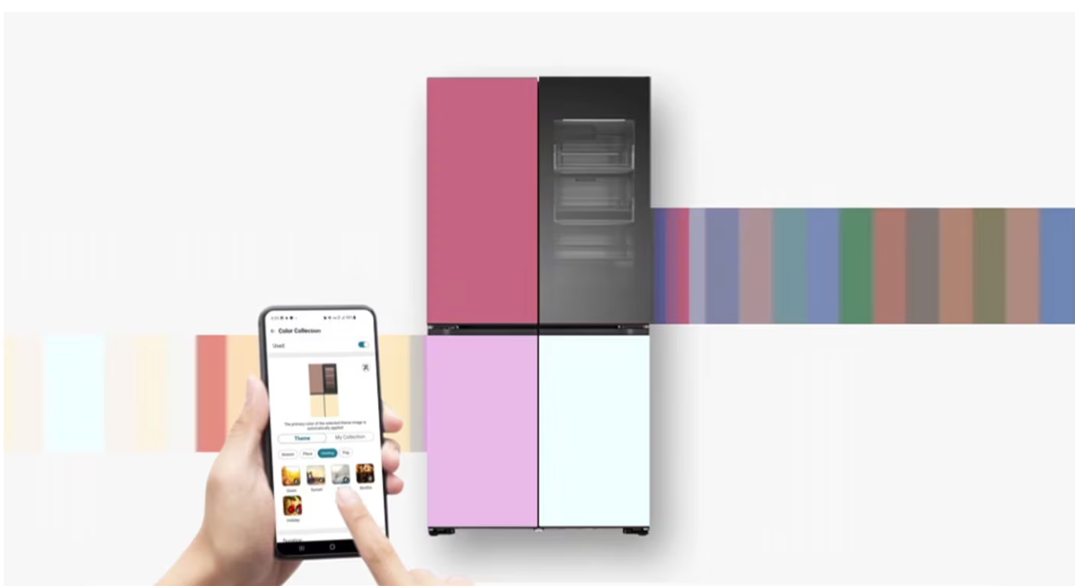 Thousands of colour combinations